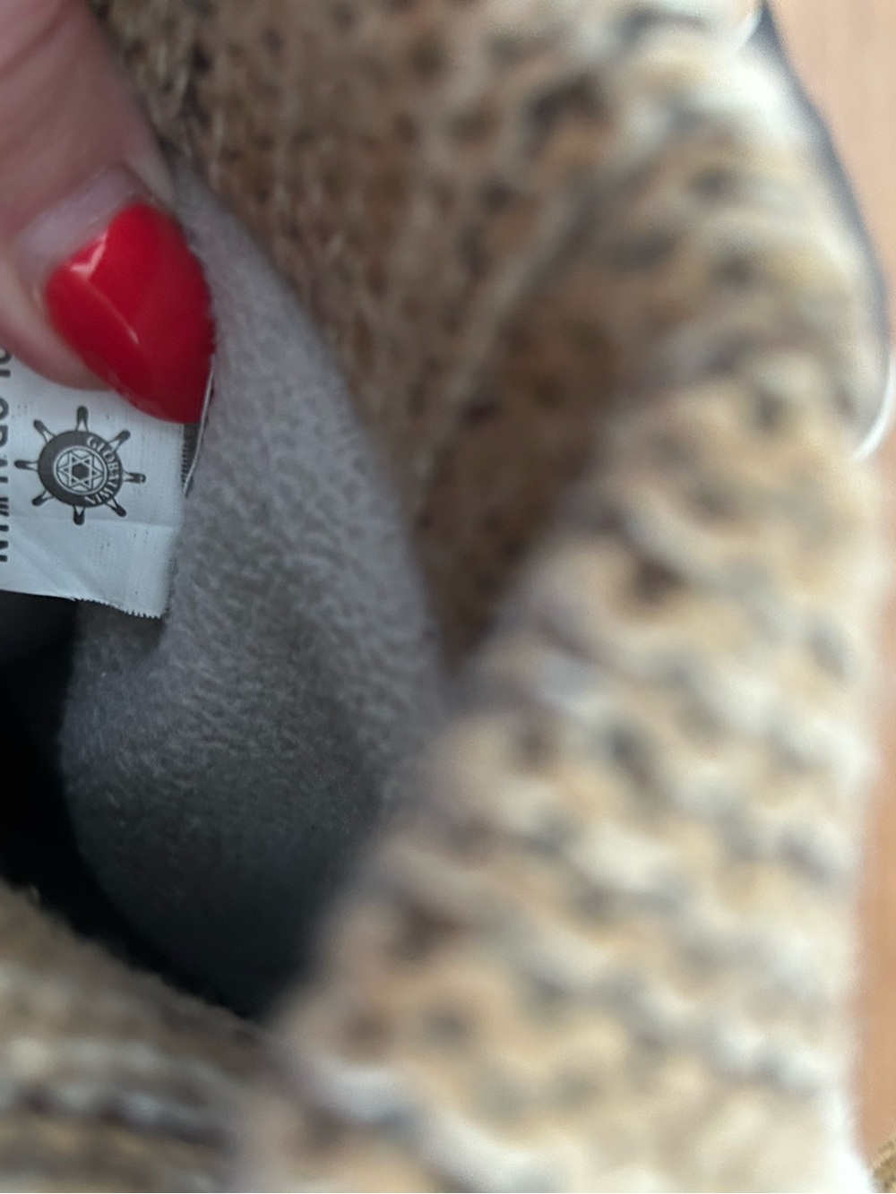 Insulated Lace-Up Winter Boots in Black and Tan - Picture 8 of 8